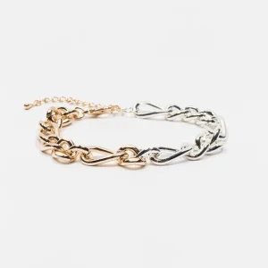 Gold & Silver Bracelet, Dorado
