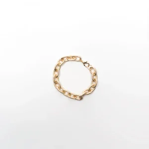 Oval Sanding Bracelet, Dorado