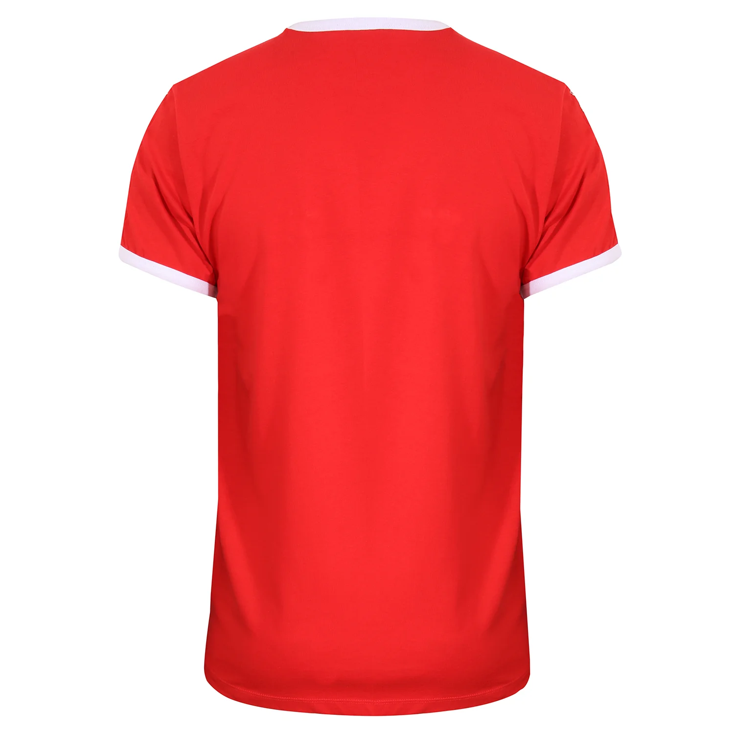 Gola Mens Red Taped Retro Ringer T Shirt - Imagen 3