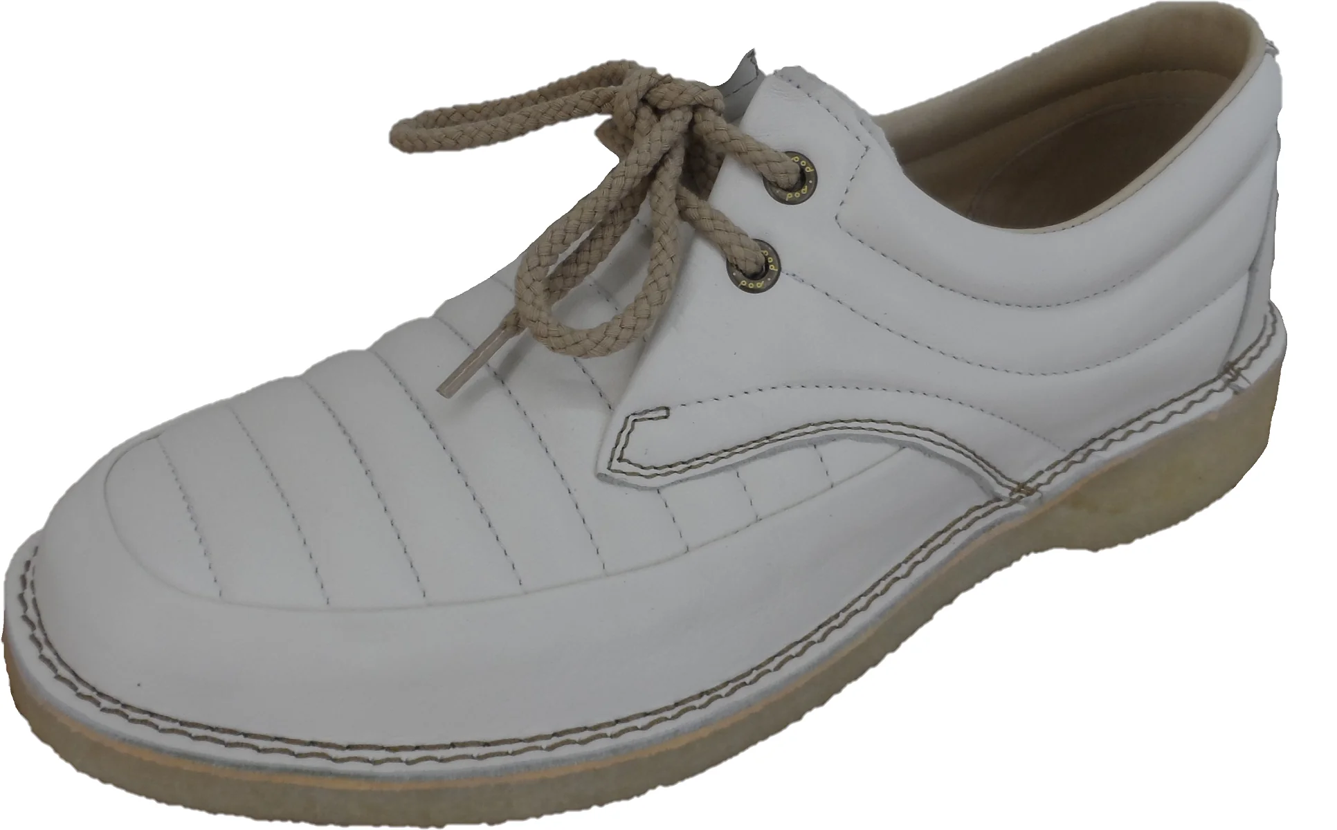 Pod Original White Jagger Retro Mod Leather Shoes