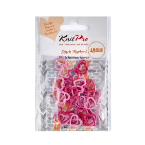 Marcadores de Puntos Amour Metálicos 40 un Knit Pro