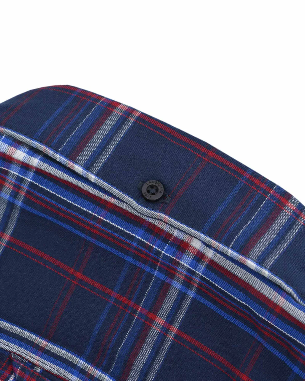 Lambretta Mens Navy/Blue/Red Button Down Shirts - Imagen 8
