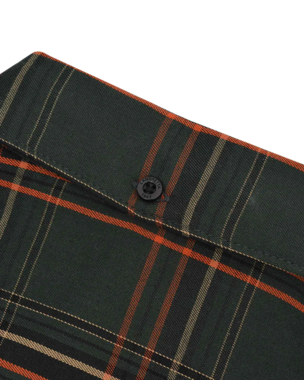 Lambretta Mens Khaki/Orange Button Down Shirts - Imagen 7