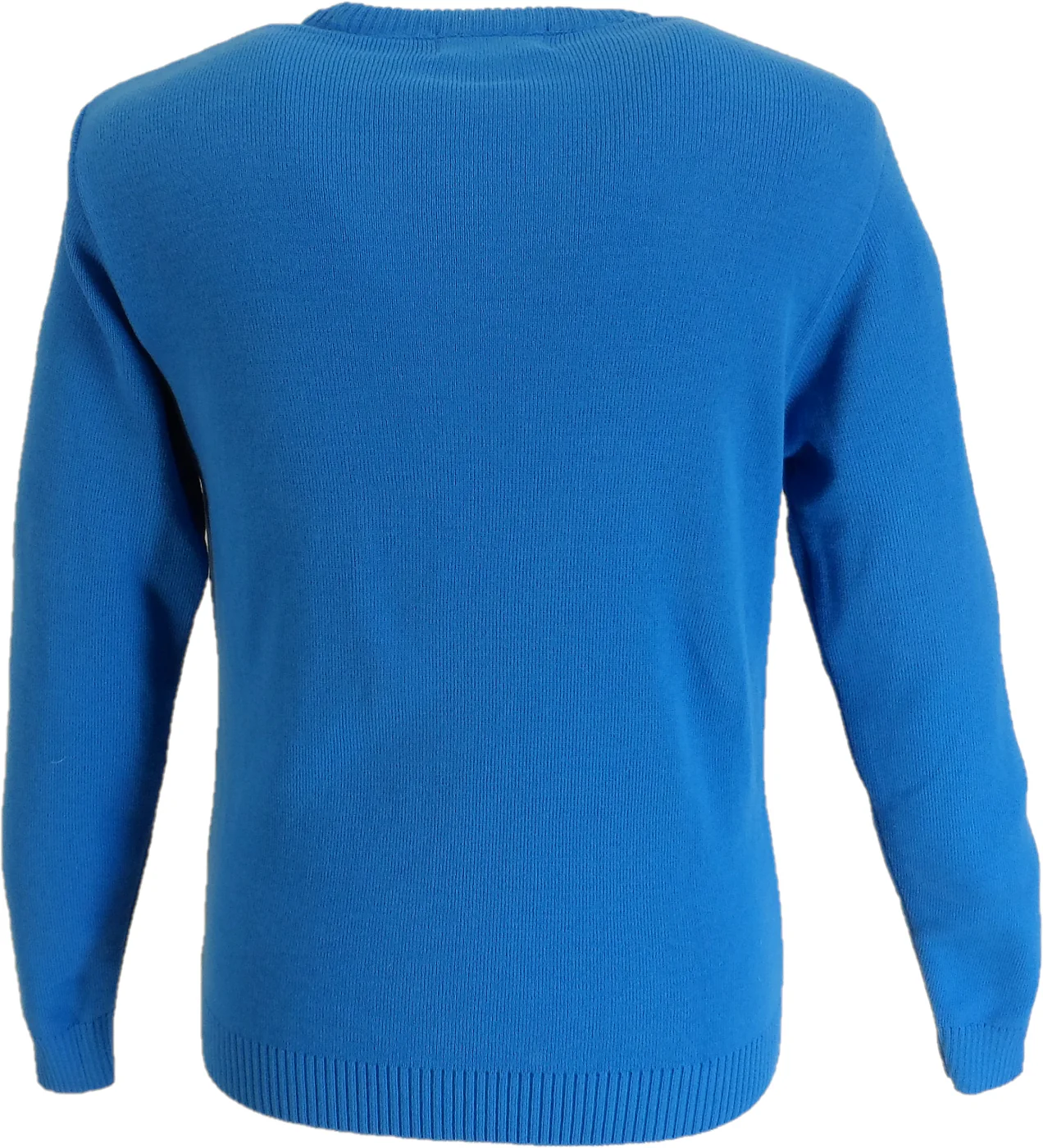 Mazeys Mens Blue Racing Crew Neck Jumper - Imagen 4