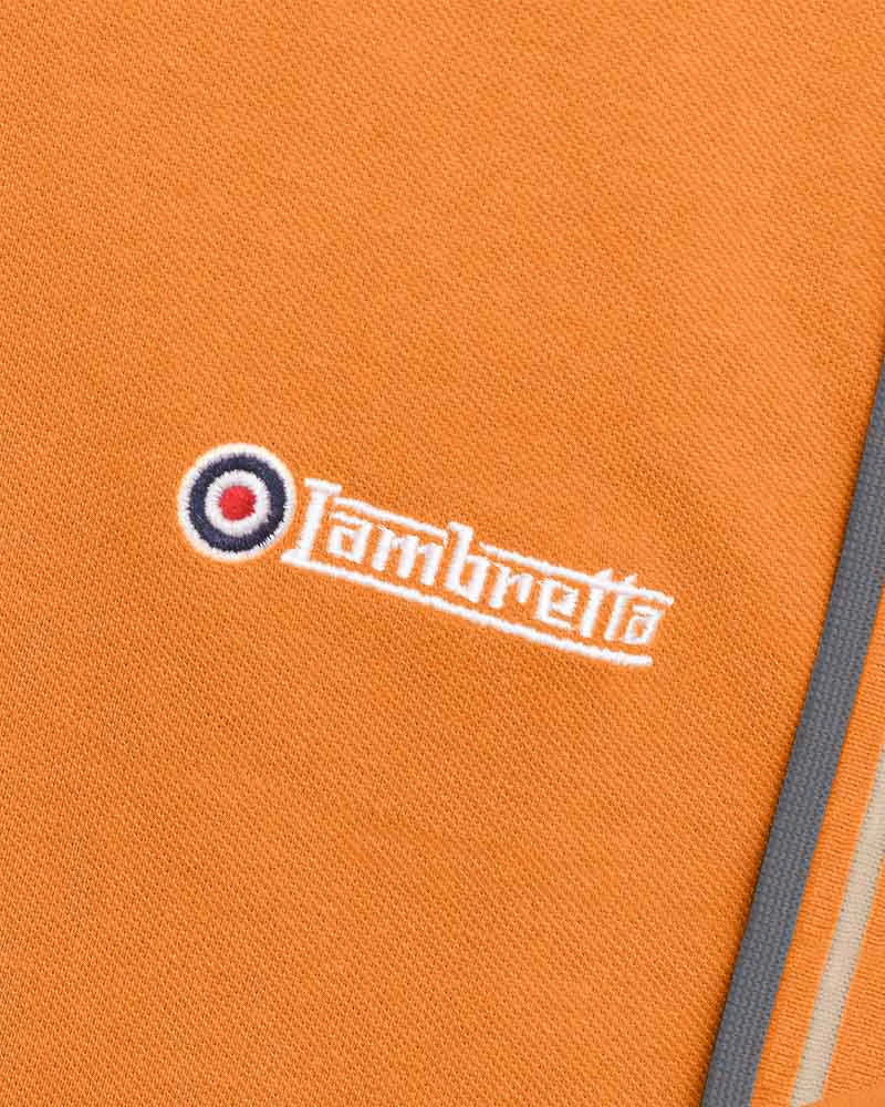 Lambretta Desert Sun Retro Target Logo 100% Cotton Polo Shirts - Imagen 5