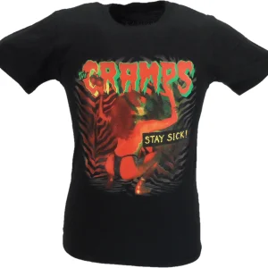 Mens Officially Licensed The Cramps Stay Sick T Shirt