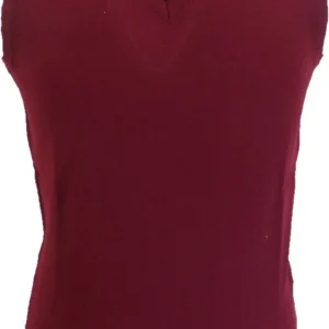 Relco Burgundy Classic Retro Tank Tops