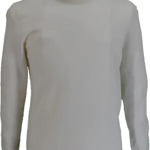 Relco Mens Ivory Fine Gauge Roll Neck Jumper