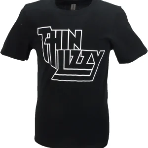 Mens Thin Lizzy Black Logo Officially Licensed T Shirts