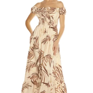 Vestido largo estampado cómodo