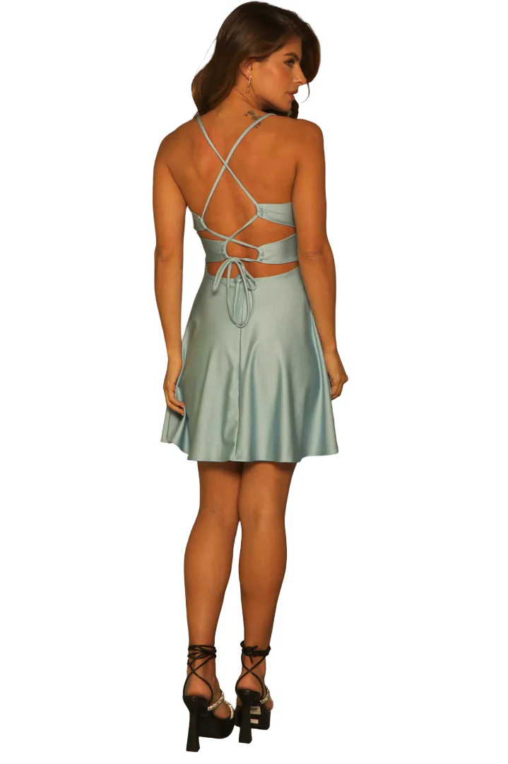 Vestido corto glam estilo llamativo - Imagen 4