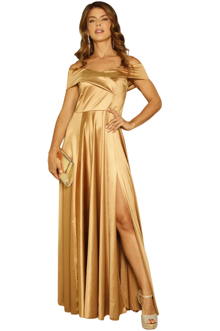 Vestido largo glam diseño impactante