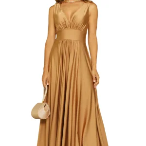 Vestido largo glam para eventos