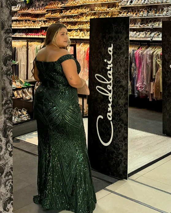 Vestido largo plus size para ocasiones especiales - Imagen 4