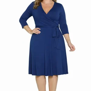 Vestido corto  plus ejecutivo mujer