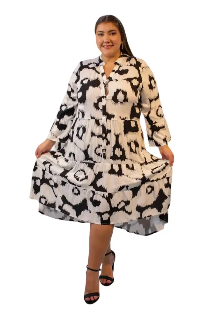 Vestido corto plus mujer - Arlet