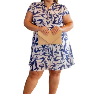 Vestido corto plus mujer - Malak