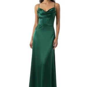 Vestido largo glam para cena elegante