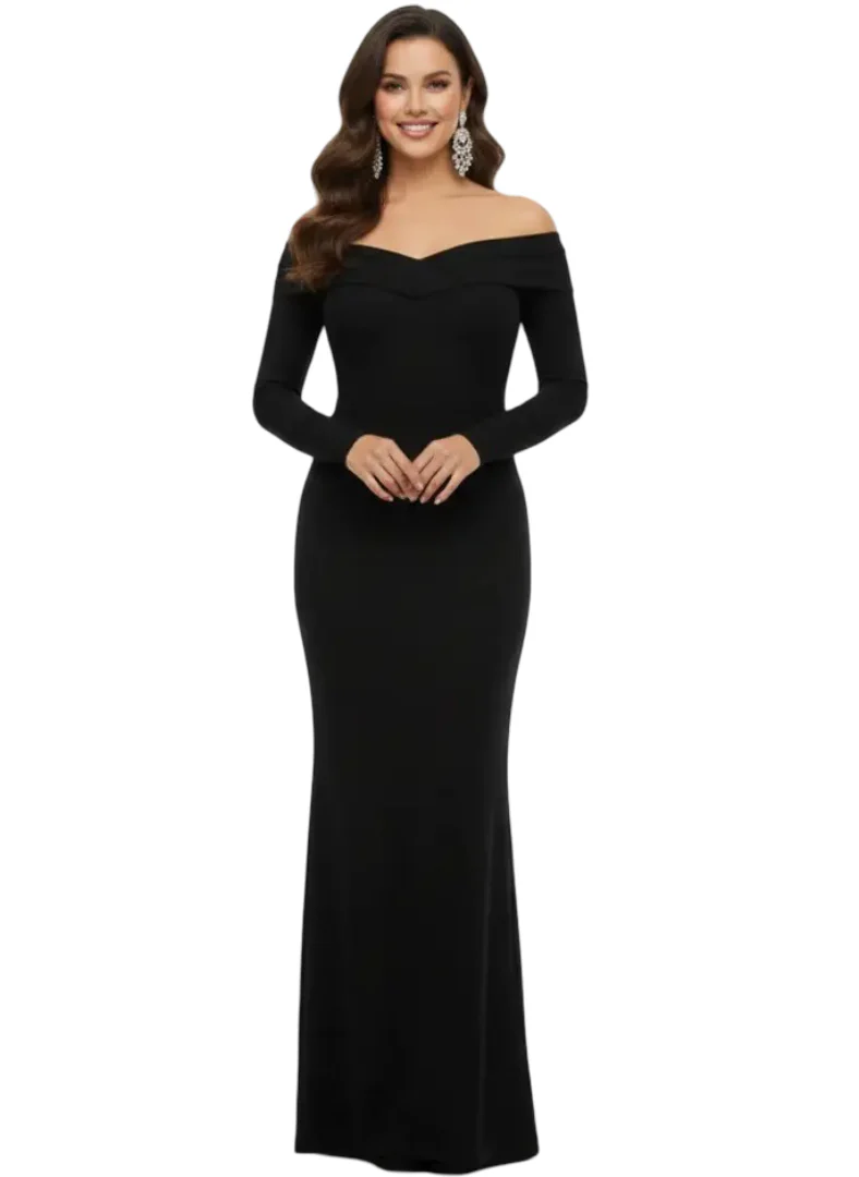 Vestido largo glam para gala - Imagen 3