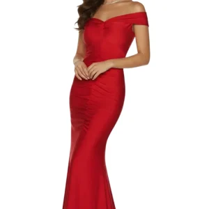 Vestido largo glam estilo couture