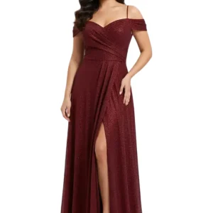 Vestido largo glam para evento