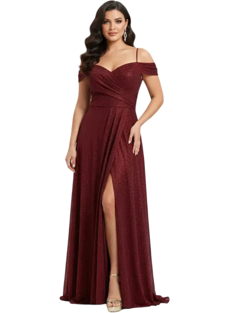 Vestido largo glam para evento