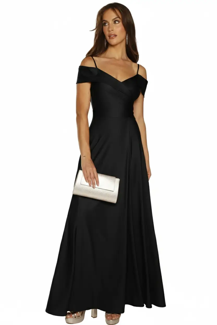 Vestido largo glam para evento - Imagen 3