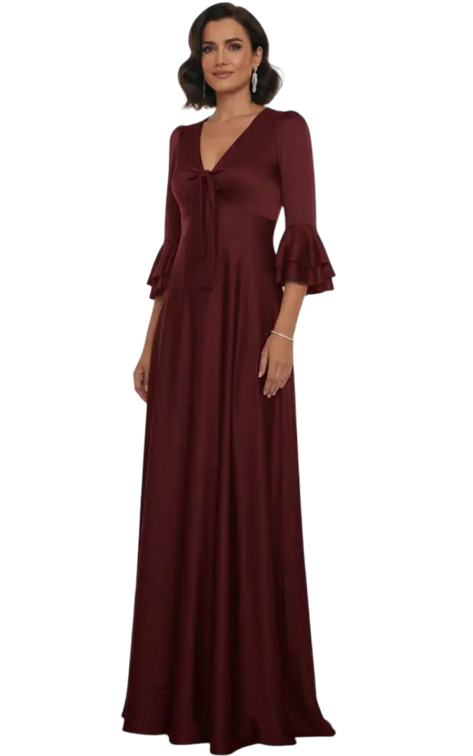 Vestido largo glam formal - Imagen 3