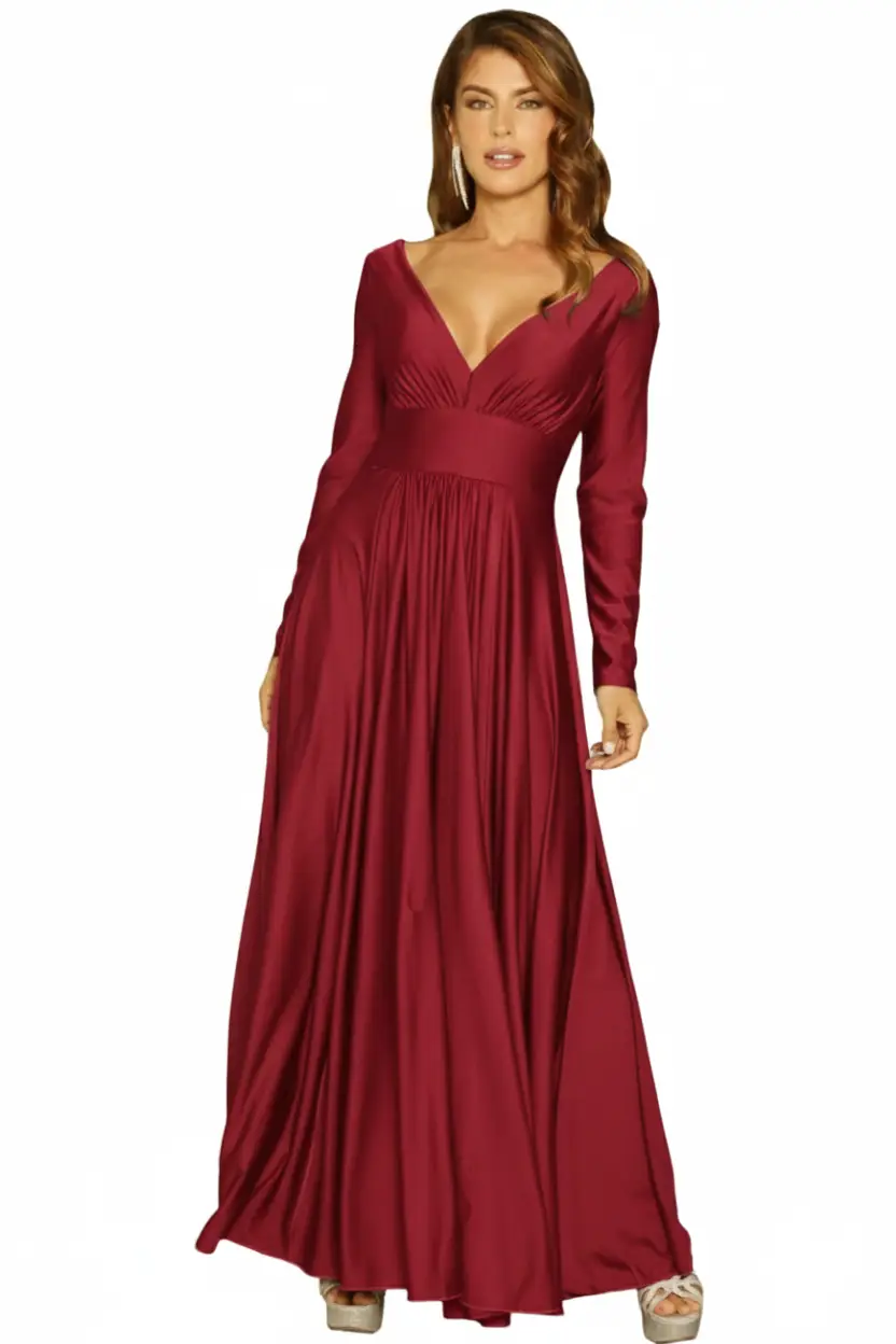 Vestido largo glam comprar online - Imagen 7
