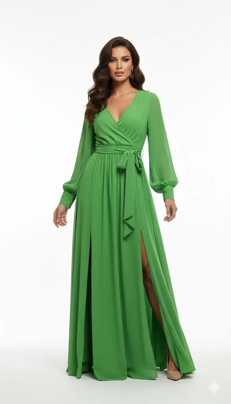 Vestido largo glam tendencia - Imagen 3