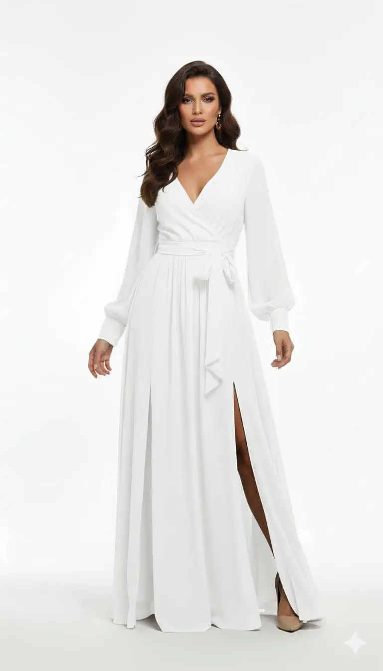 Vestido largo glam tendencia - Imagen 4