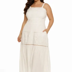 Vestido largo casual plus tendencia