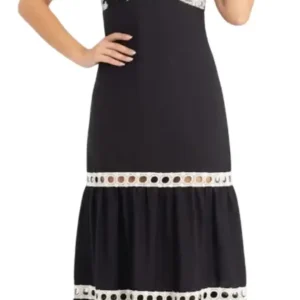 Vestido largo casual silueta fluida