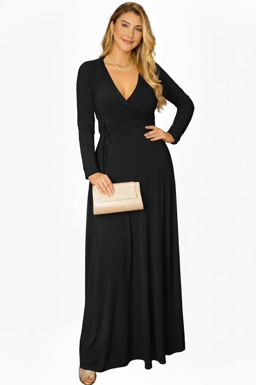 Vestido largo glam sofisticado - Imagen 5