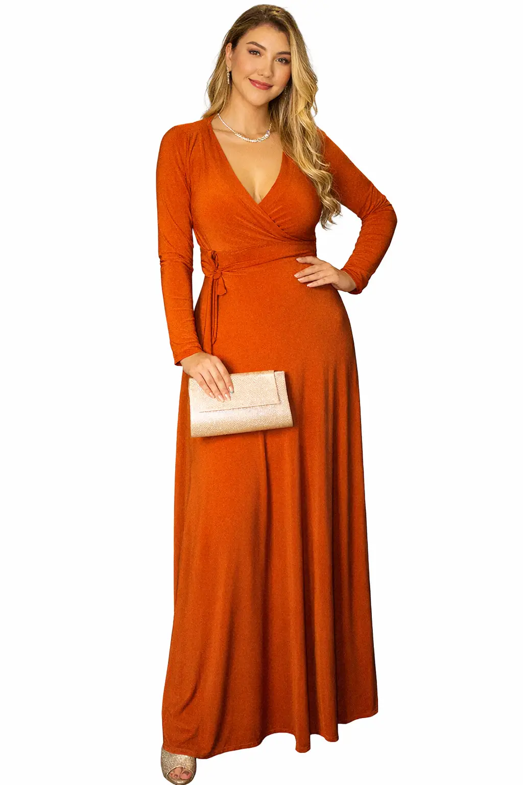 Vestido largo glam sofisticado - Imagen 4