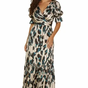 Vestido largo estampado estilo bohemio