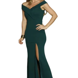 Vestido largo glam diseño moderno