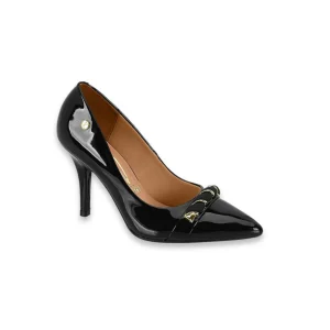 STILETO NEGRO VERNIZ PREMIUM