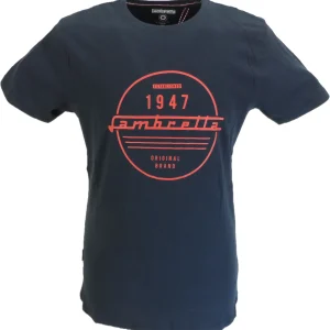 Lambretta Mens Navy Blue Established 1947 Retro T Shirt