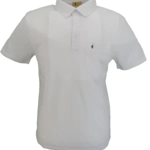 Gabicci Vintage Mens White Classic Polo Shirt
