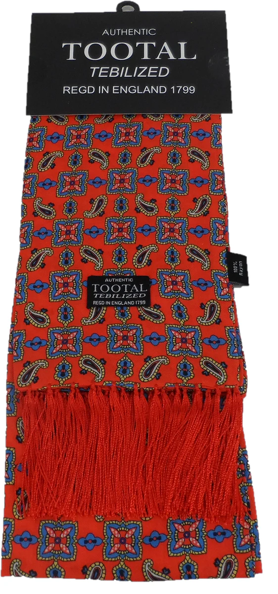 Tootal Mens Tebilized 100% Rayon Printed Scarf - Imagen 5