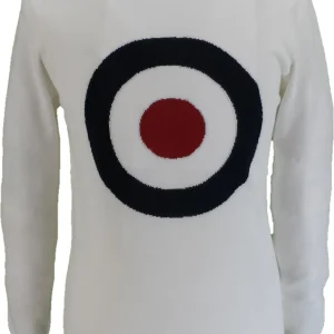 Ska & Soul Ecru 'Moon' Turtle Neck Jumper