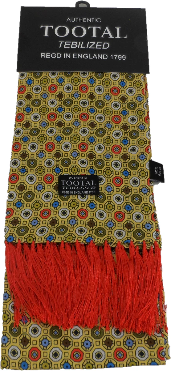 Tootal Mens Tebilized 100% Rayon Printed Scarf - Imagen 4
