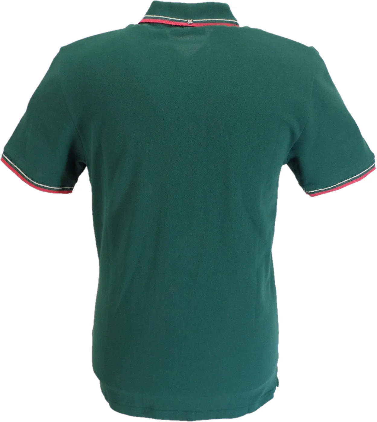 Ben Sherman Mens Dark Green Signature 100% Cotton Polo Shirt - Imagen 3