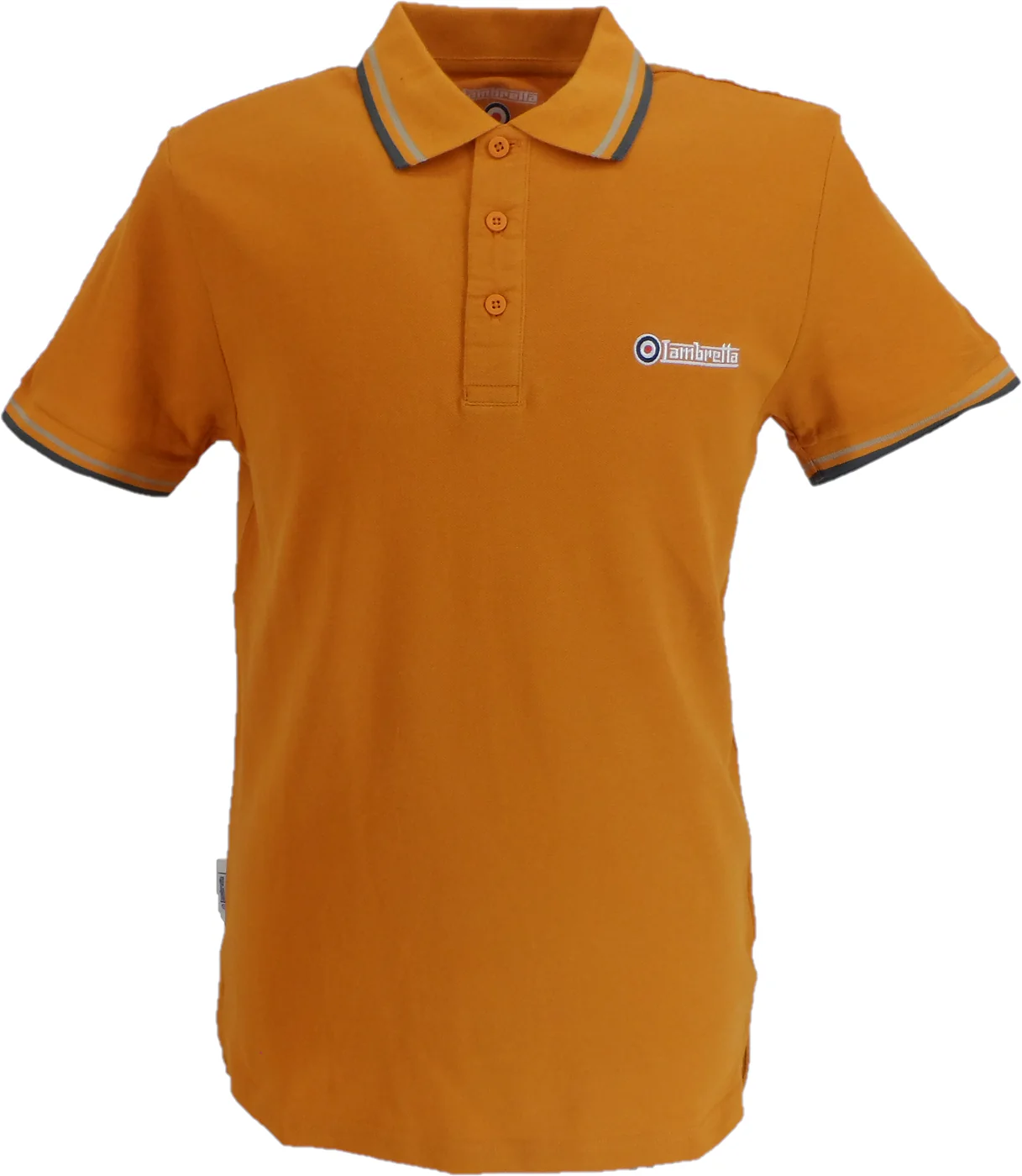 Lambretta Desert Sun Retro Target Logo 100% Cotton Polo Shirts