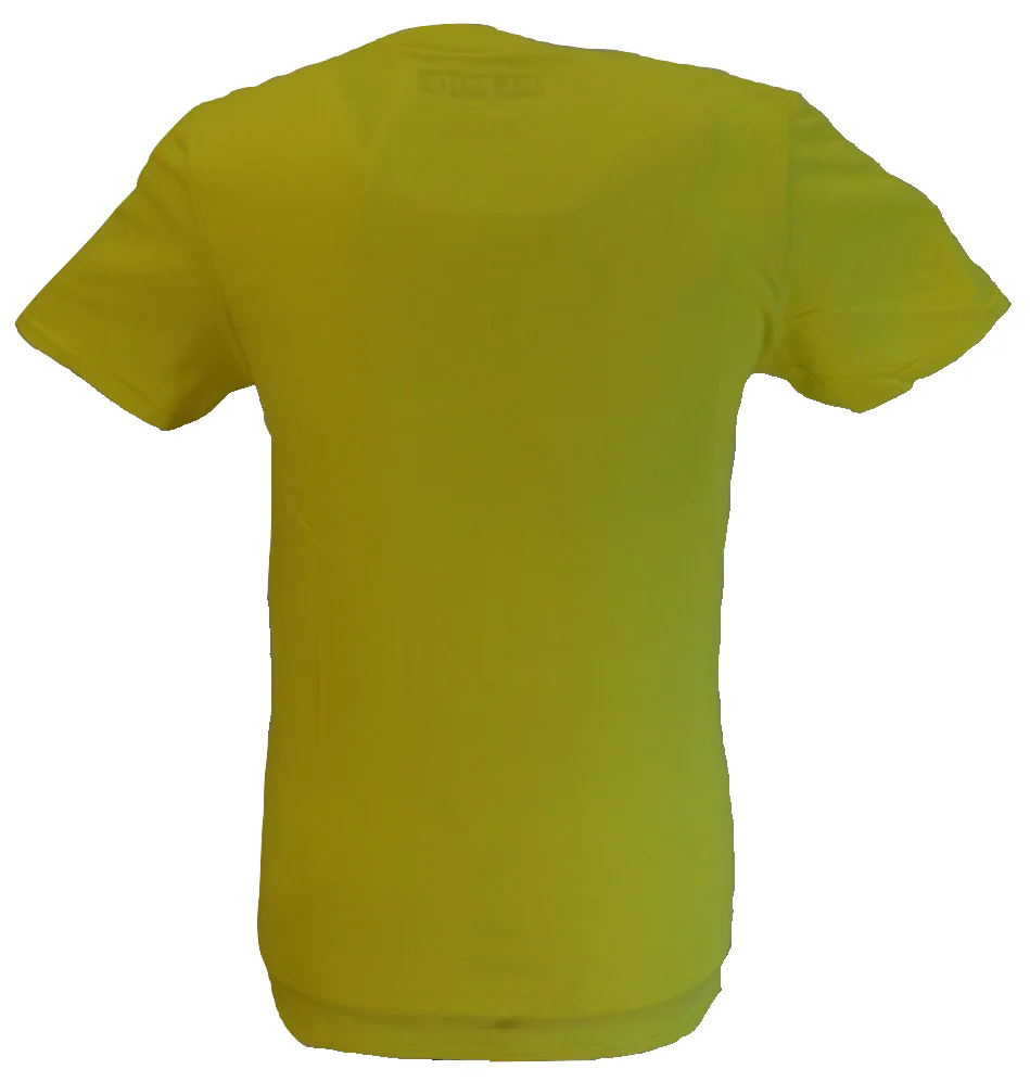 Mens Yellow Official Sex Pistols NMTB T Shirt - Imagen 3