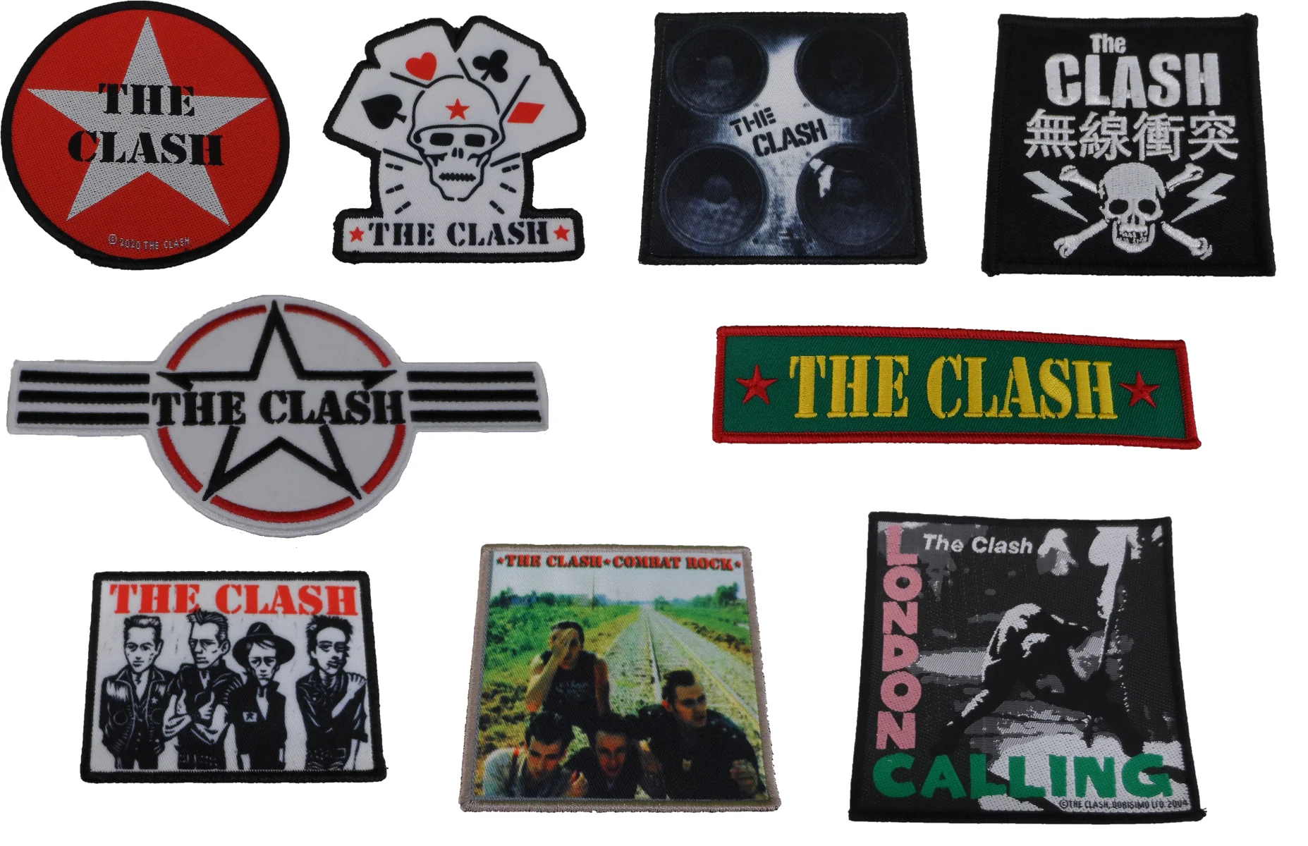 The Clash Arm Patches