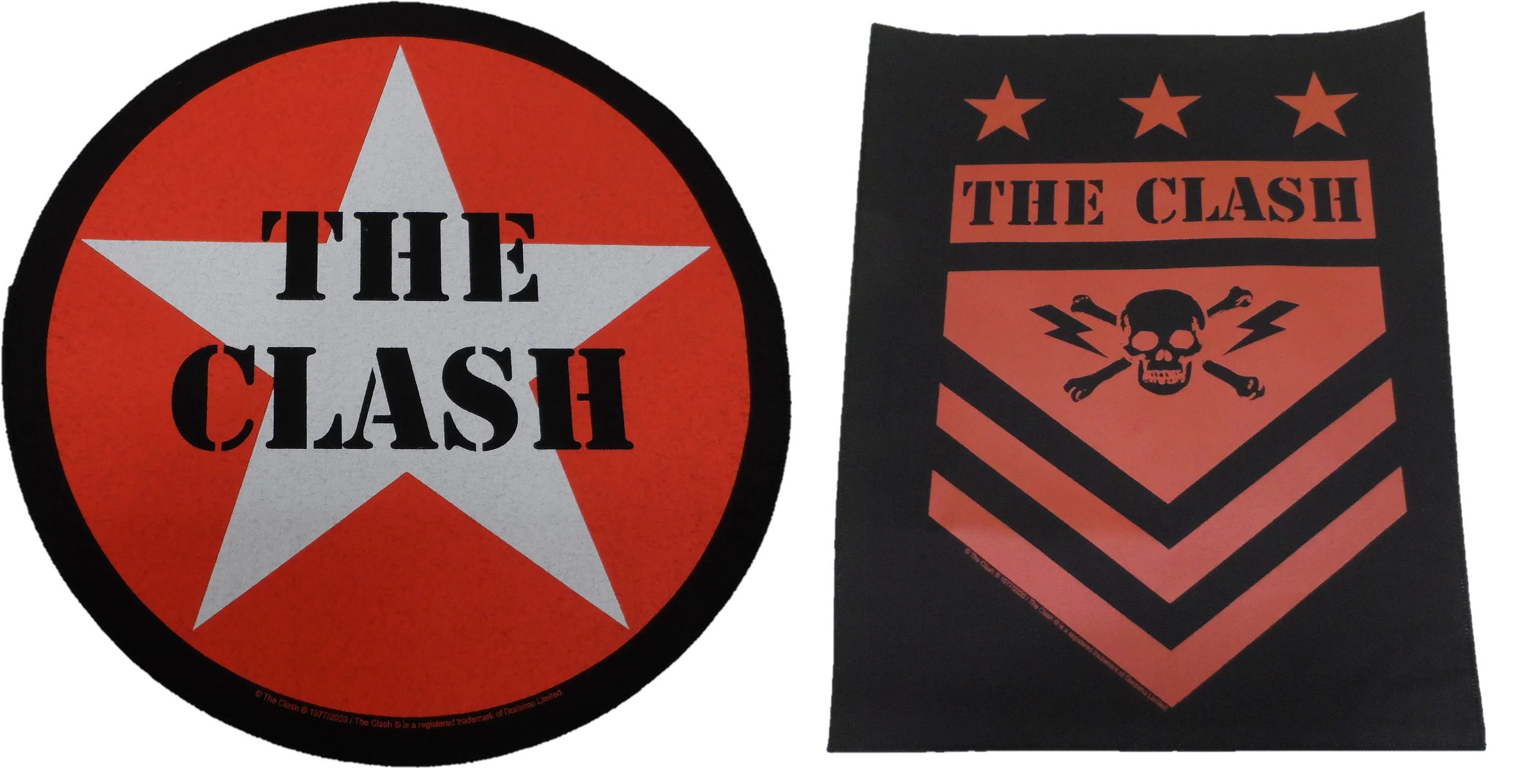The Clash Sew On Back Patches