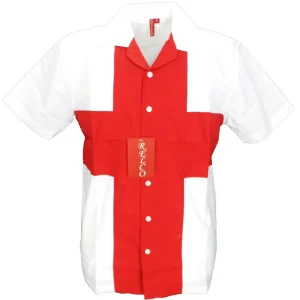 Relco Vintage Retro George Flag Bowling Shirts