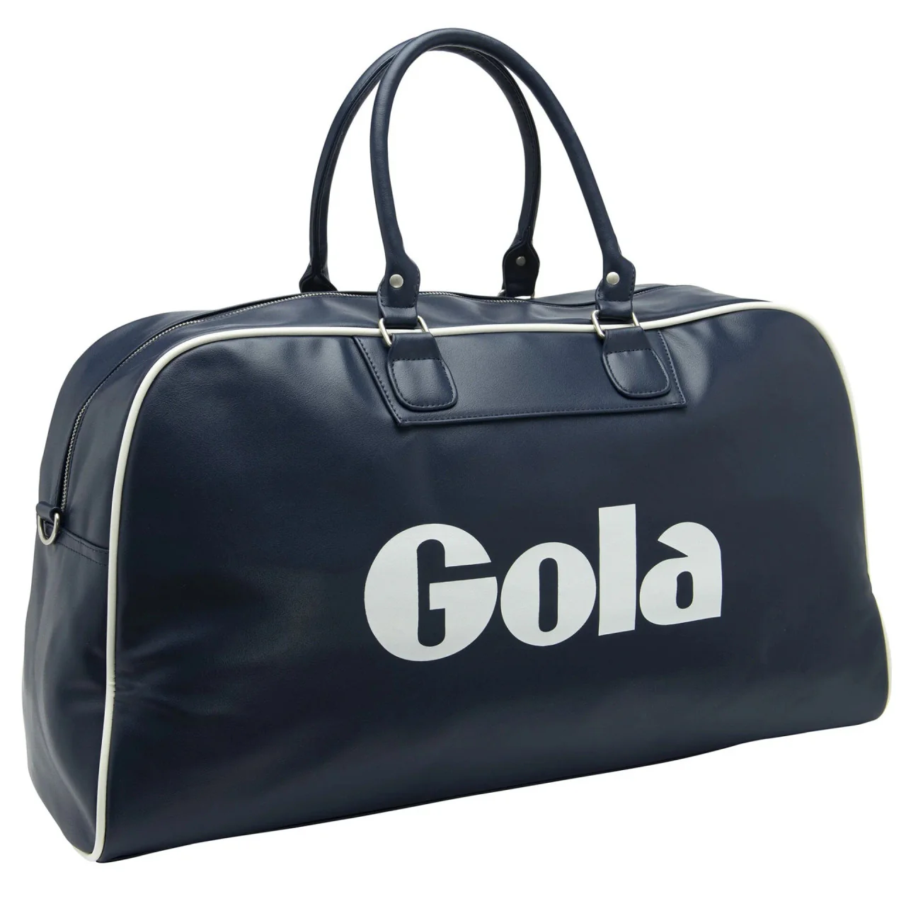 Gola Classic Retro Reynolds Navy White Holdall Bag - Imagen 6